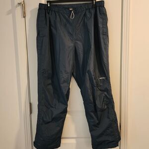 Field & Stream Navy Blue Waterproof Athletic Outdoor Hiking Rain Pants XL